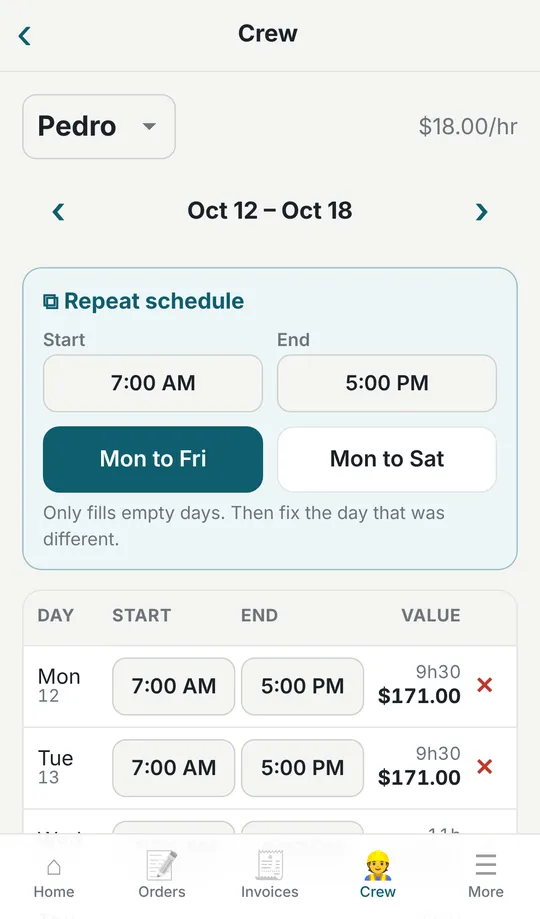Crew hours without the headache